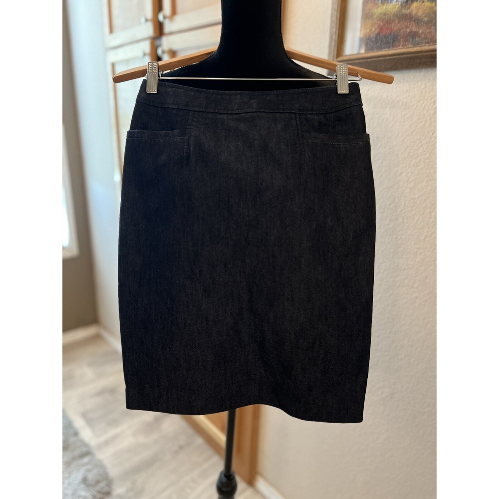 Halogen Pencil Denim Skirt Size 2 Indigo Color